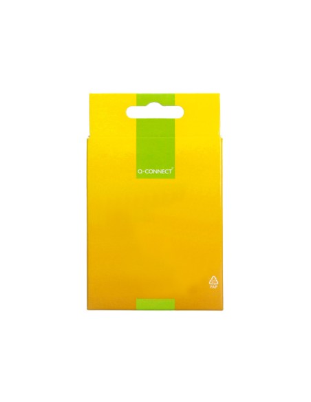 Cinta q-connect tze-131 transparente-negro 12mm longitud 8 mt