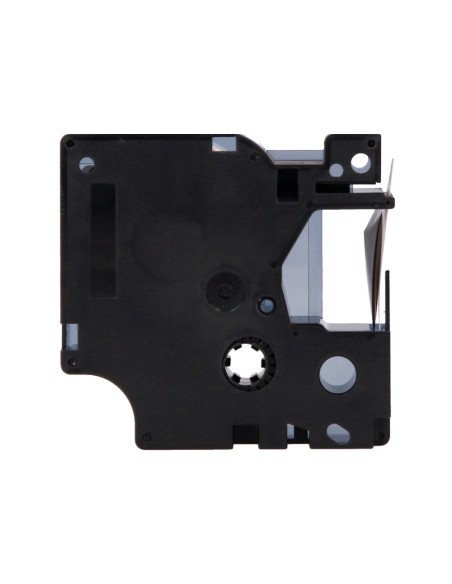 Cinta q-connect mk-221 blanco-negro 9mm longitud 8 mt