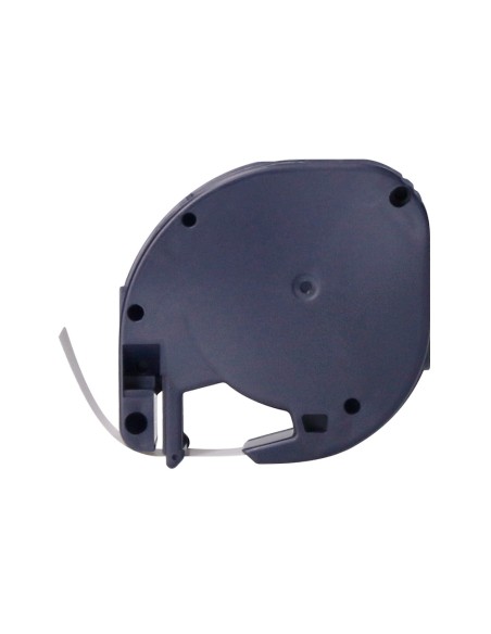 Cinta q-connect 12mm x 4mt negro-ultra azul para maquina letratag
