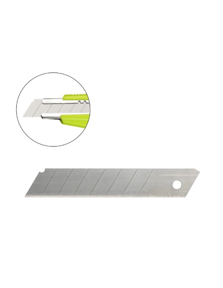 Repuesto cuter ancho ceramico q-connect blister de 5 unidades para cuter kf17106