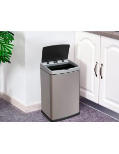 Papelera metalica q-connect...