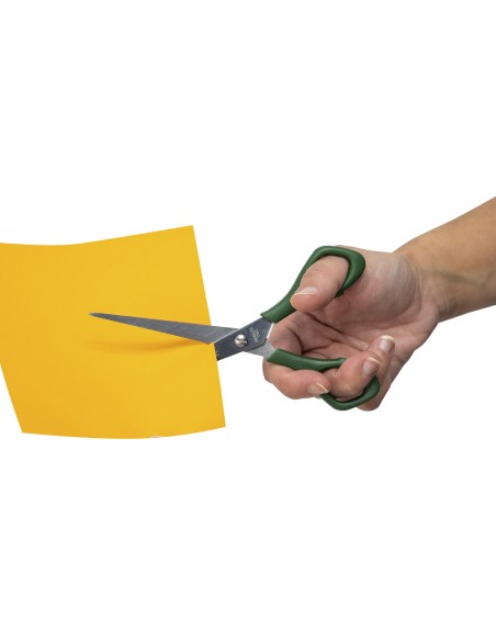 Tijera oficina faibo acero inoxidable 25 cm empuñadura ergonomica en blister