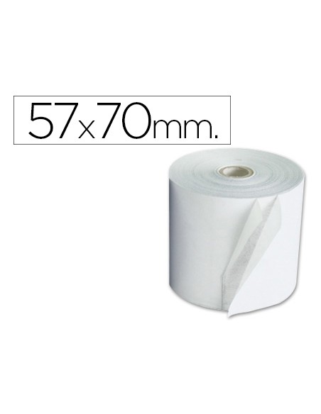 Rollo sumadora exacompta electro 57 mm x 70 mm 60 g/m2
