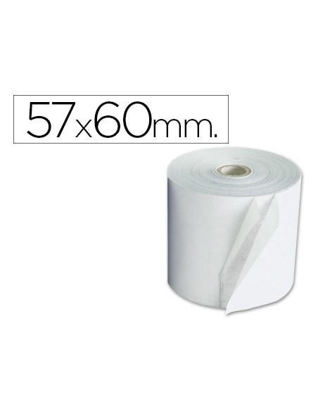 Rollo sumadora exacompta electro 57 mm x 60 mm 60 g/m2