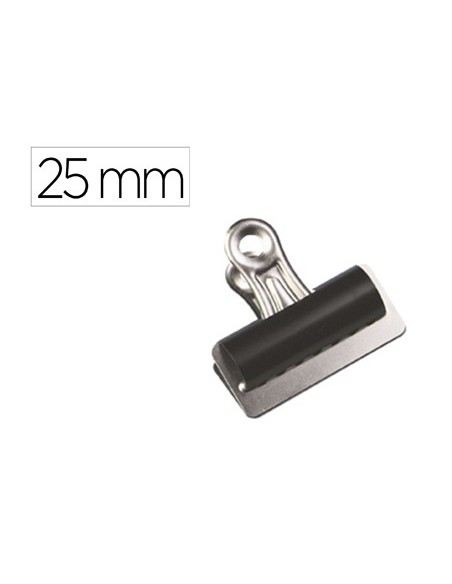 Pinza metalica q-connect pala fija 25 mm caja...