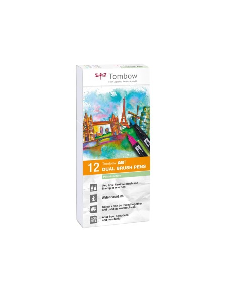 Rotulador tombow abt dual brush acuarelable...