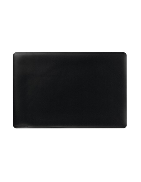 Vade sobremesa durable negro antideslizante contorneado 53x40 cm