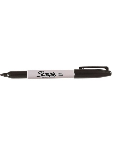 Rotulador sharpie permanente punta fina negro