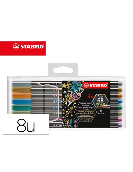 Rotulador stabilo punta de fibra pen 68...
