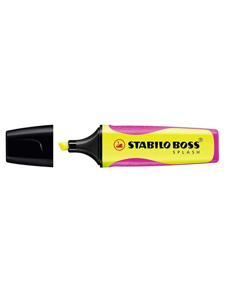 Rotulador stabilo boss splash grip fluorescente 75/24 amarillo