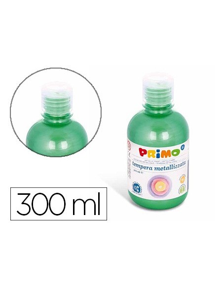 Tempera liquida primo escolar 300 ml verde...