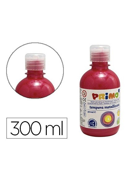 Tempera liquida primo escolar 300 ml rojo...