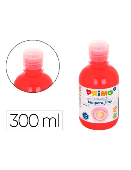 Tempera liquida primo escolar 300 ml rojo...