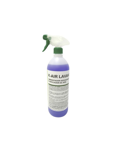 Ambientador spray ikm k-air aroma flor de lavanda botella de 1 litro