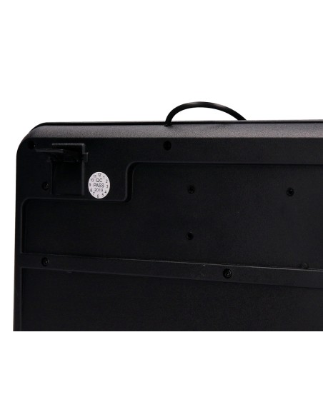Teclado q-connect negro con cable 1,5 m compatible windows