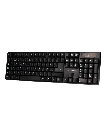 Set teclado + raton inalambrico q-connect 2.4g...