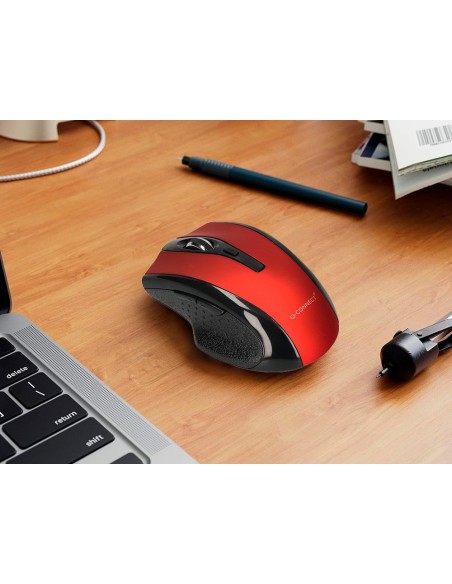 Raton q-connect optico inalambrico 1000 dpi...