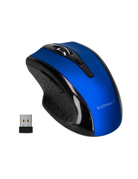 Raton q-connect optico inalambrico 1000 dpi...