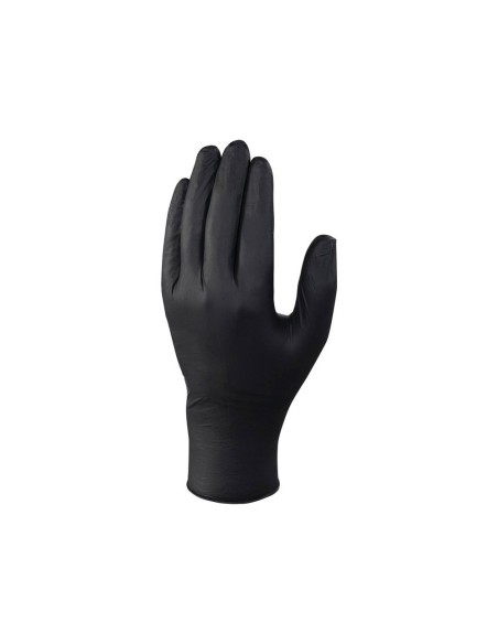 Guantes deltaplus de nitrilo desechable negro...