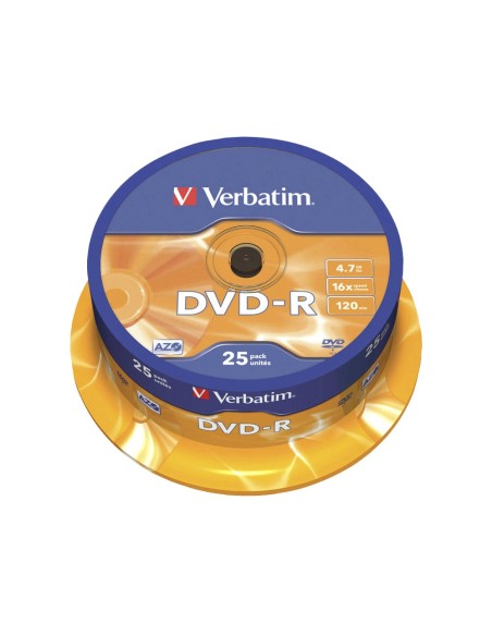 Dvd-r verbatim capacidad 4.7gb velocidad 16x...