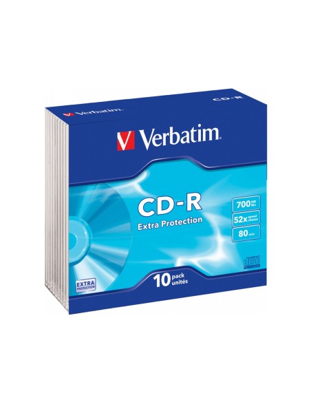 Cd-rom verbatim extra proteccion capacidad...