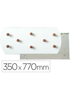 Perchero sie pared blanco 8... 2