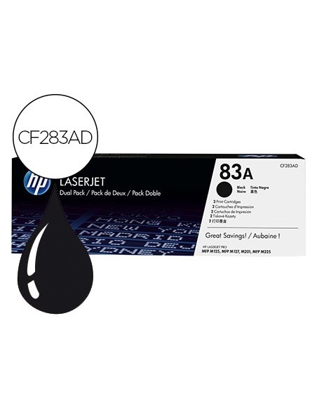 Toner hp laserjet pro 83a mfp m125 m127 m201...