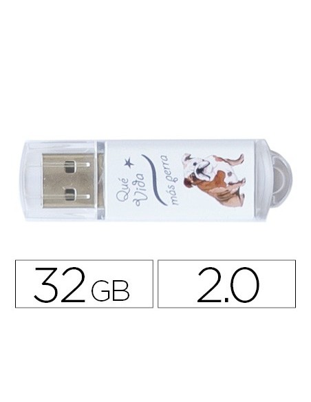 Memoria usb techonetech flash drive 32 gb 2.0...