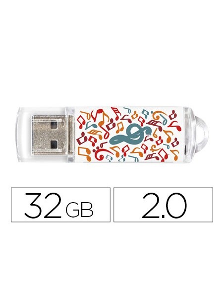 Memoria usb techonetech flash drive 32 gb 2.0...
