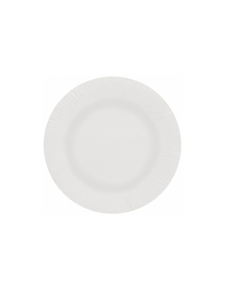 Plato papel reciclable blanco 18 cm paquete 50...