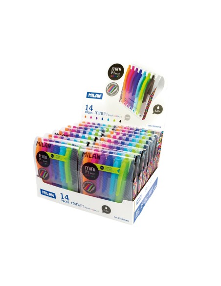 Boligrafo milan p1 retractil 1 mm touch mini...