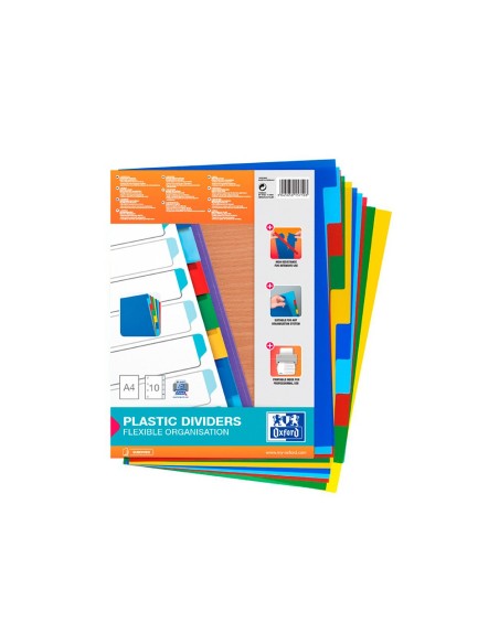 Separador elba plastico 120 mc din a4 11...