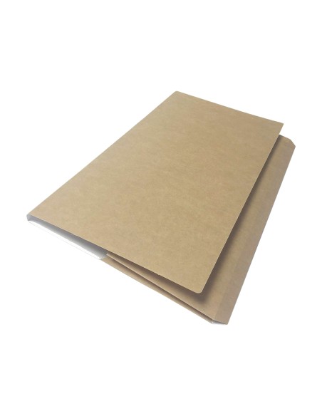 Subcarpeta cartulina gio folio pocket bolsa con solapa intenso kraft bicolor 320g/m2