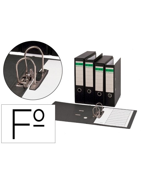 Archivador de palanca elba carton compacto con...