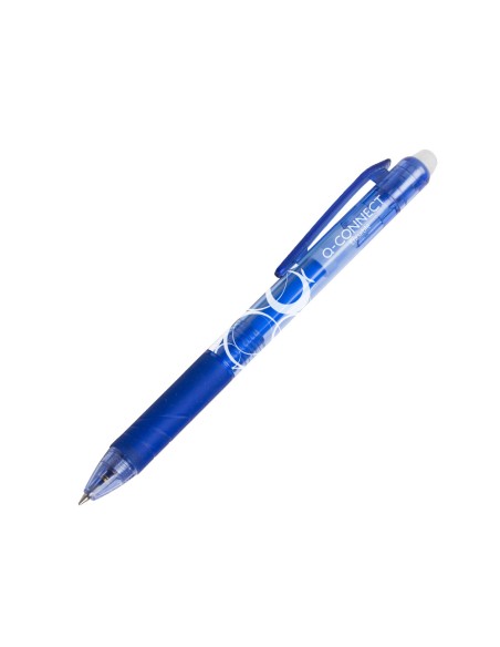 Recambio boligrafo q-connect retractil kf11058 borrable azul caja de 3 unidades