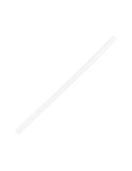 Espiral metalico q-connect blanco 64 5:1 14 mm 1mm caja de 100 unidades
