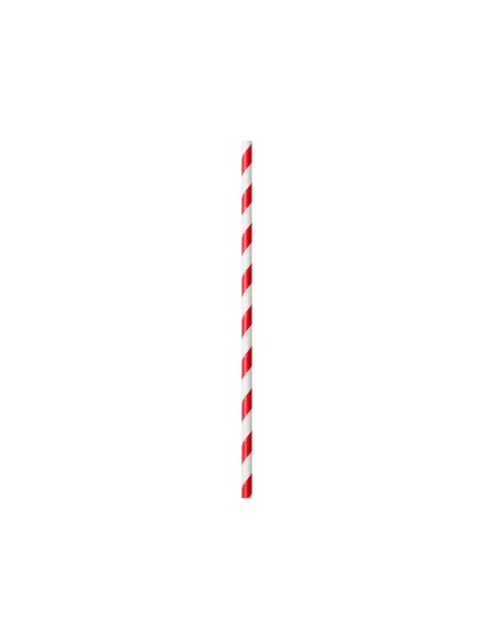 Sorbete nupik papel reciclable 100% rojo/blanco paquete de 50 unidades
