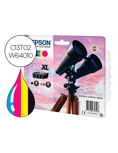 Ink-jet epson 502 xl xp-5105 multipack negro...
