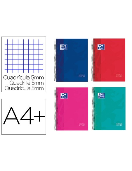 Cuaderno espiral oxford surt europeanbook 10...