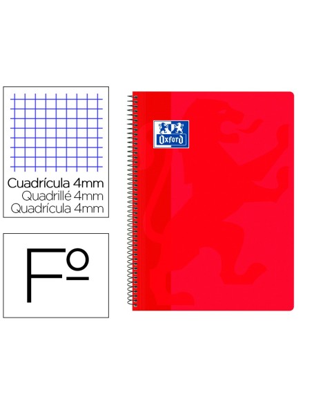 Cuaderno espiral oxford school classic tapa...