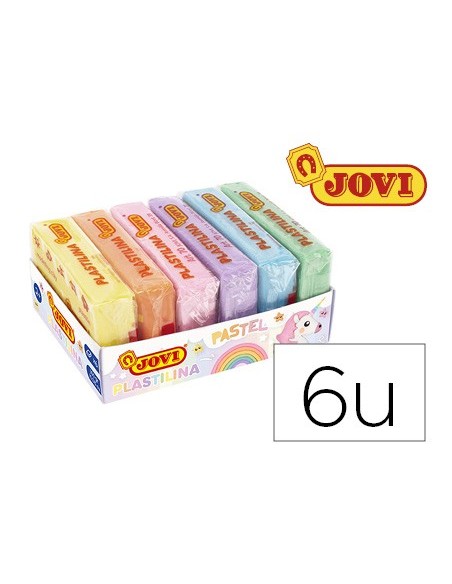 Plastilina jovi 70 tamaño pequeño caja de 6...