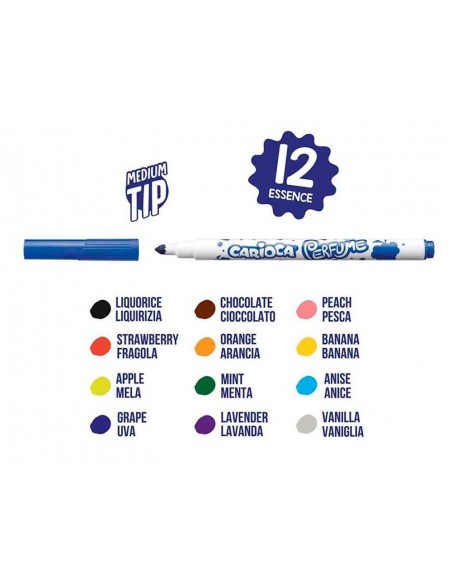 Rotulador carioca perfume xplosion caja de 12...