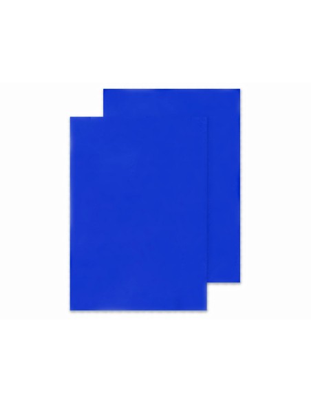 Tapa de encuadernacion q-connect pvc din a4 opaca azul 180 micras caja de 100 unidades