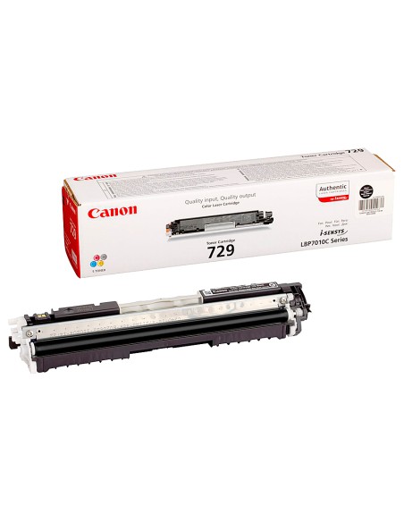 Toner canon 729 bk i-sensys lbp7010c / lbp7018c negro 1.200 pag