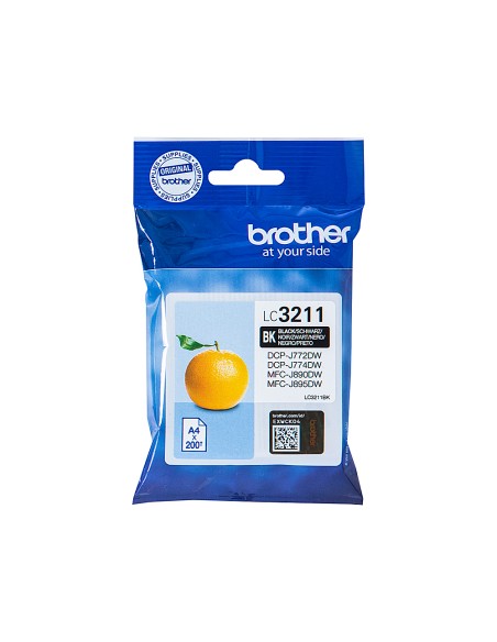 Ink-jet brother lc3211bk dcp-j572 / dcp-j772 / dcp-j774 / mfc-j890 / mfc-j895 negro 200 pag