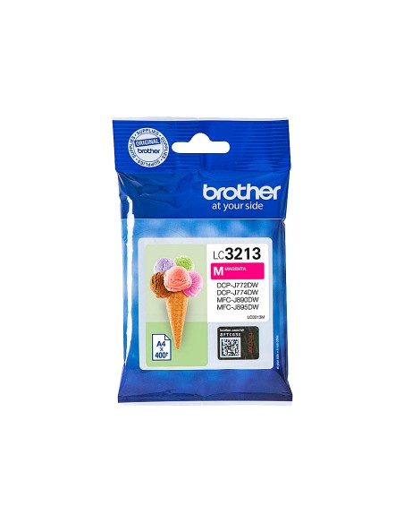 Ink-jet brother lc3213 dcp-j572 / dcp-j772 / dcp-j774 / mfc-j890 / mfc-j895 magenta 400 pag