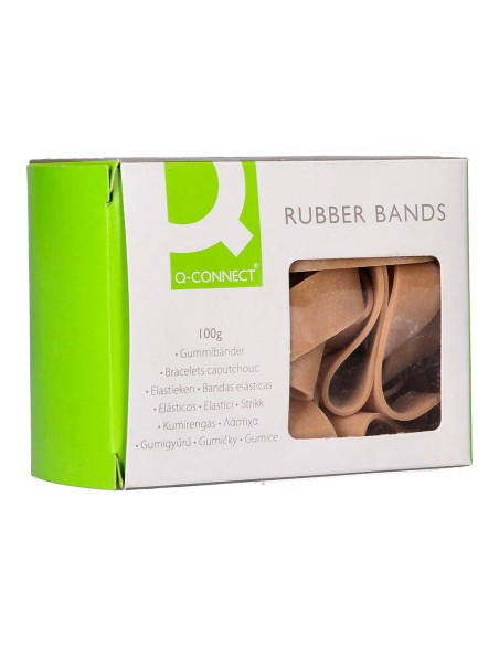 Bandas elasticas q-connect 100 gr 70x5 mm numero 7