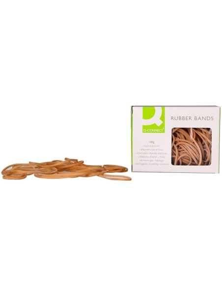 Gomillas elasticas q-connect 100 gr 100x3 mm...