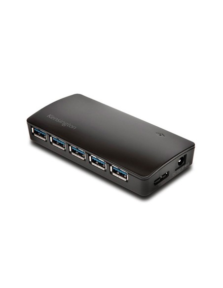 Hub usb 3.0 kensington con cargador 7 puertos negro