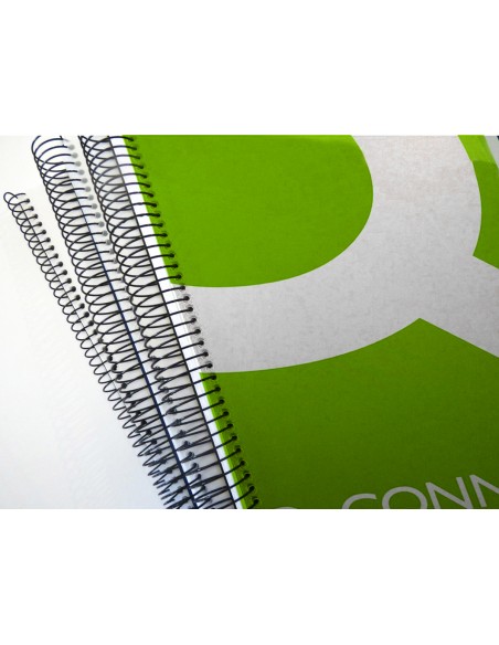 Espiral metalico q-connect 64 5:1 44mm 1,2mm caja de 25 unidades